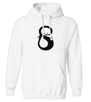 MIGR8 White Hoodie - MIGR8 Rings