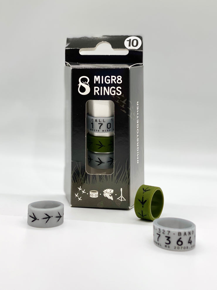 Outdoor Trio Silicone Ring Set - MIGR8 Rings